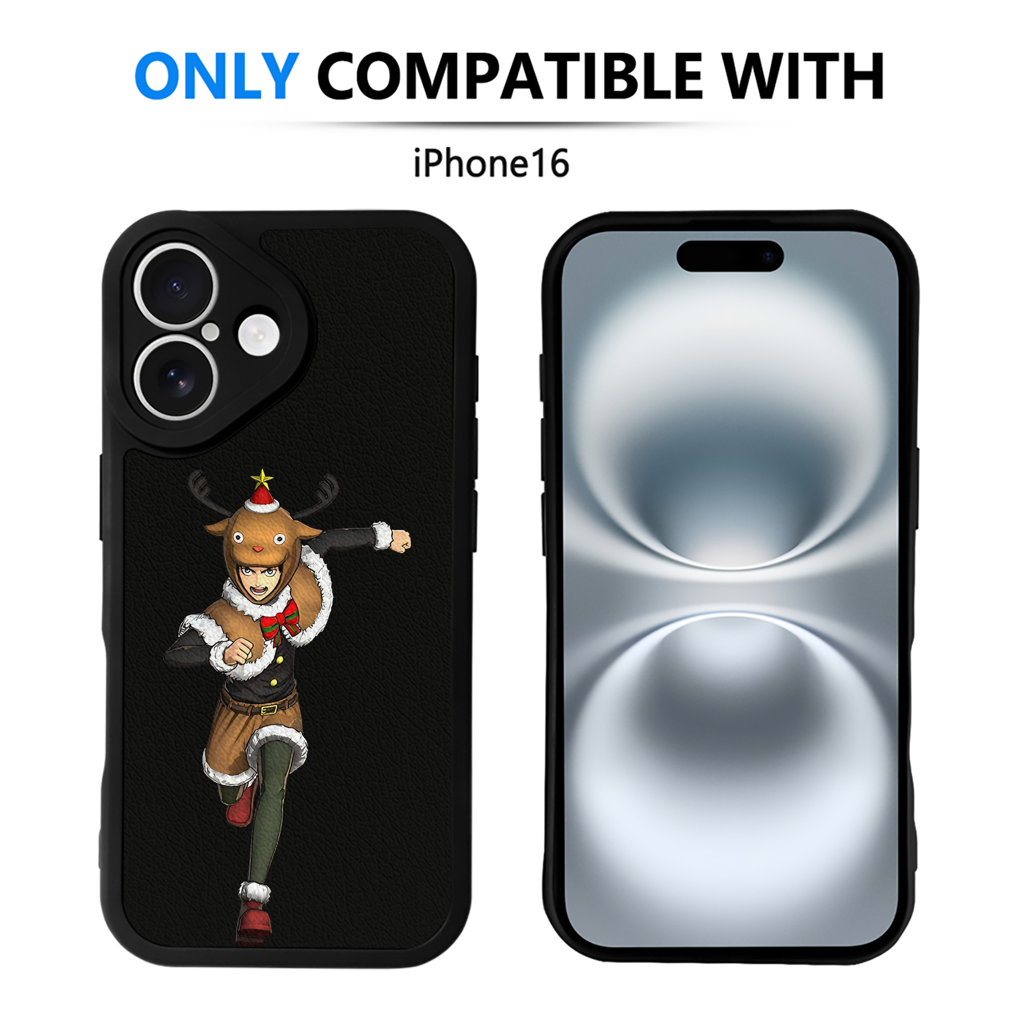 （画像用） 進撃の巨人 エレン･イェーガー Attack on Titan Eren Jäger 【iPhone 16シリーズ対応】シリコンスマホケース（レザー調） 材質：シリコン